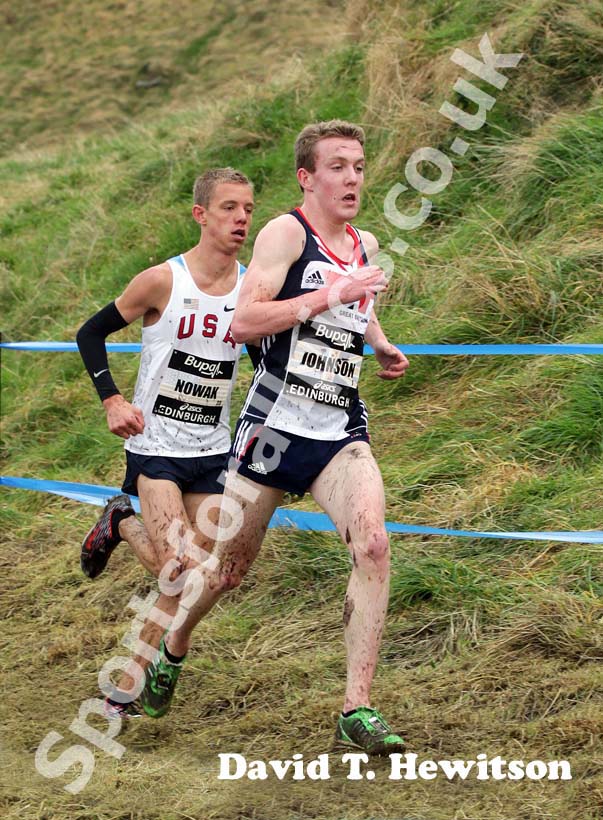 Calum Johnson (GB), junior mens 2013 BUPA Great Edinburgh Cross Country.